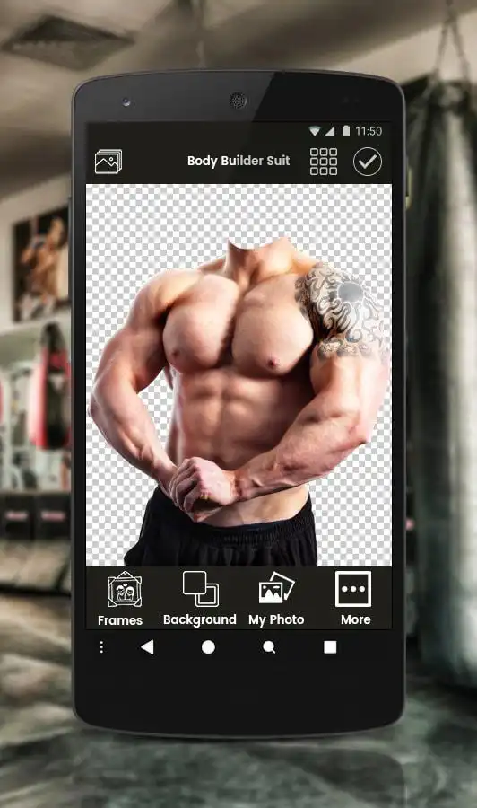 Play Body Builder photo suit |  photo editor